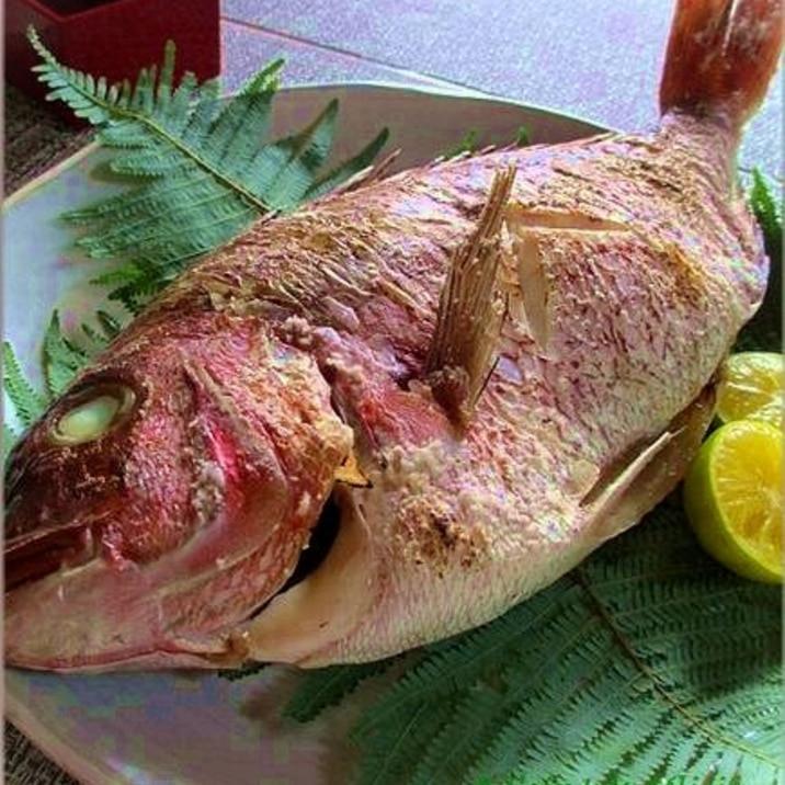 お祝いに 鯛の塩焼き にらみ鯛 レシピ 作り方 By はなまる子 楽天レシピ お祝いに 鯛の塩焼き にらみ鯛 レシピ 作り方 By はなまる子 楽天レシピ